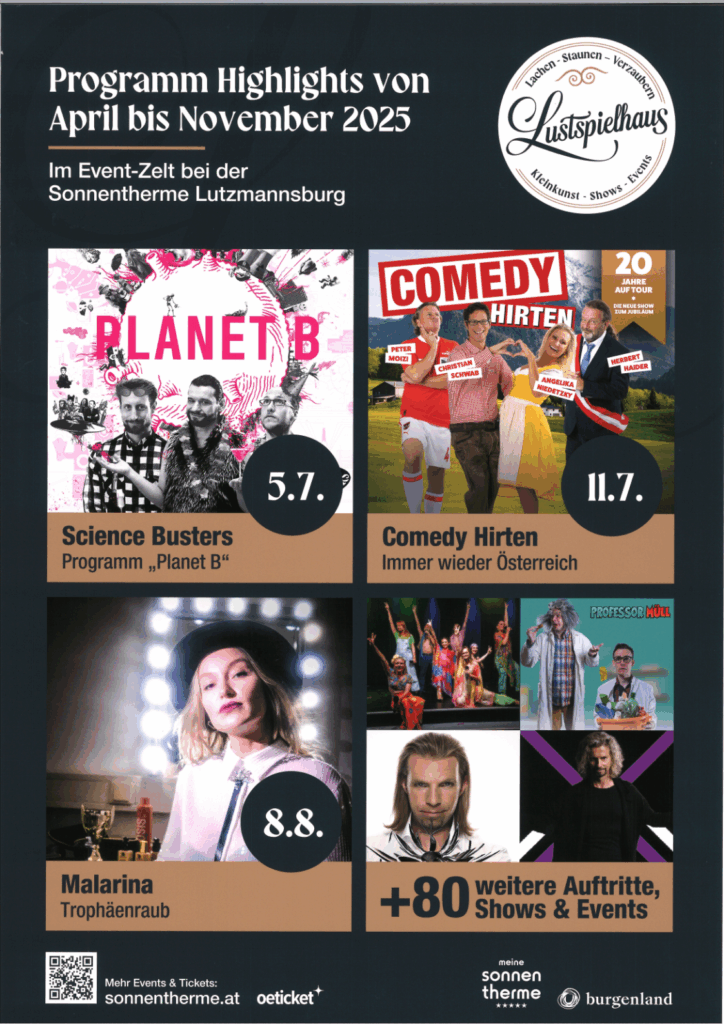 Programm Higlights Lustspielhaus